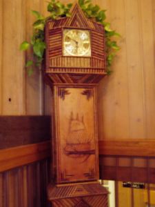Clock at Abe Martin Lodge